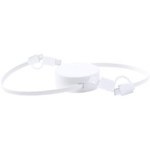 USB-Ladekabel Kiotex (weiß) (Art.-Nr. CA080490)