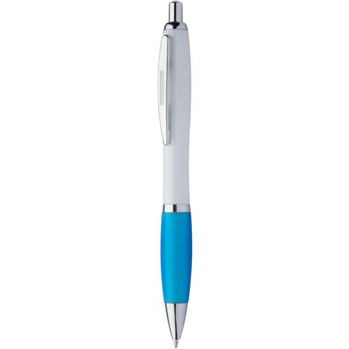 Kugelschreiber Wumpy (Art.-Nr. CA081676) - Kunststoff-Kugelschreiber mit weiße...