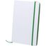 Notizbuch Kaffol (grün, weiß) (Art.-Nr. CA086298)