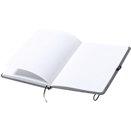RPET-Notizbuch Pacmel (Art.-Nr. CA095878) - Notizbuch mit 600D RPET-Cover und 100...