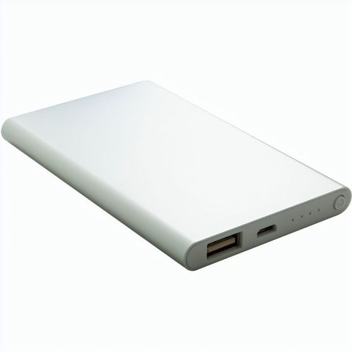 Powerbank FlatFour (Art.-Nr. CA099382) - USB Powerbank aus Aluminium, Kapazität:...