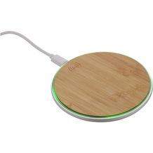 Wireless-Charger RalooCharge (natur, silber) (Art.-Nr. CA100040)
