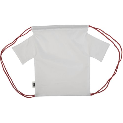 Individueller Turnbeutel CreaDraw T Kids RPET (Art.-Nr. CA104823) - Individuelles Turnbeutel in T-Shirt-Form...