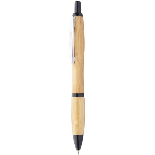 Bambus-Kugelschreiber Coldery (Art.-Nr. CA106523) - Bambus-Kugelschreiber mit farbigen...