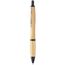 Bambus-Kugelschreiber Coldery (schwarz, natur) (Art.-Nr. CA106523)