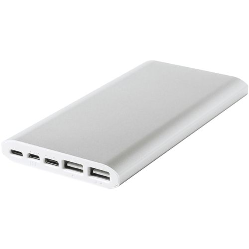 Powerbank Backers (Art.-Nr. CA118066) - Aluminium-Powerbank mit 2 USB und 2...