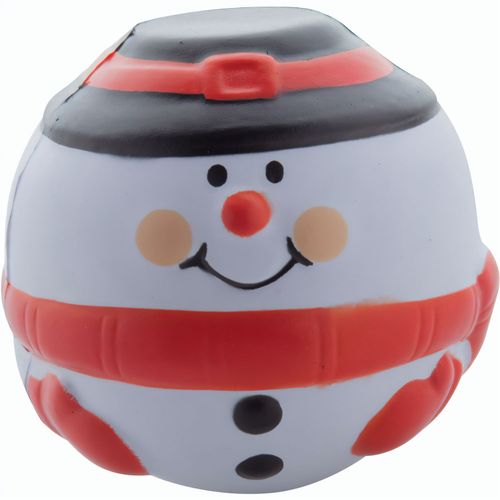 Antistressball Snowman (Art.-Nr. CA120920) - Antistressball in Form eines Schneemanne...