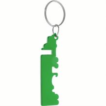 Flaschenöffner/Schlüsselanhänger Peterby (grün) (Art.-Nr. CA122558)