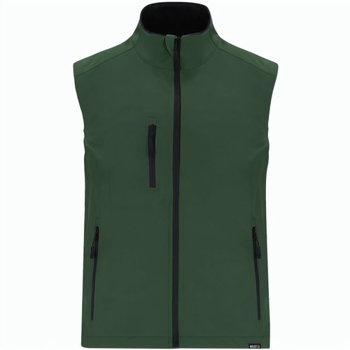 RPET Softshell-Bodywarmer-Weste Handricks (Art.-Nr. CA127637) - Dreilagige, wind- und wasserdichte...