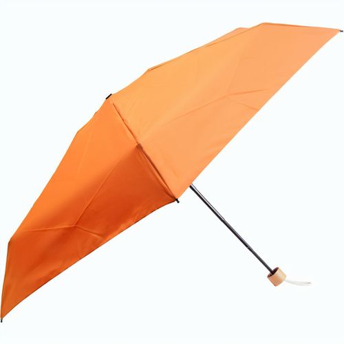 RPET Mini-Regenschirm Miniboo (Art.-Nr. CA129150) - Manueller, 3-fach faltbarer Windproof-Mi...