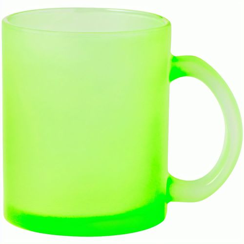 Tasse Cervan (Art.-Nr. CA133361) - Farbig gefrostete Glastasse für Sublima...