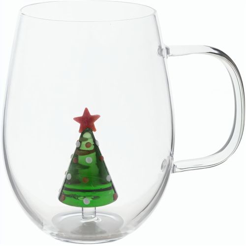 Weihnachtstasse Sjonsta (Art.-Nr. CA149576) - Becher aus Borosilikatglas mit dreidimen...