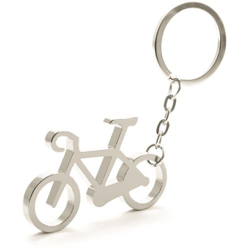 Schlüsselanhänger Ciclex (Art.-Nr. CA154474) - Aluminium-Schlüsselanhänger in Fahrrad...