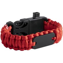 Survivor-Armband Kupra (rot, schwarz) (Art.-Nr. CA158496)
