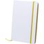 Notizbuch Kaffol (gelb, weiß) (Art.-Nr. CA162134)