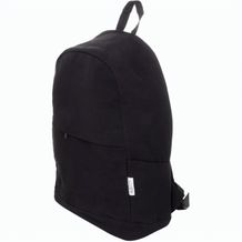 Recycelten Canvas Rucksack Rebyss Back (Schwarz) (Art.-Nr. CA174320)