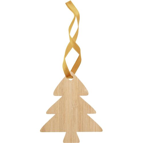 Weihnachtsbaumschmuck, Tannenbaum Holonda (Art.-Nr. CA180172) - Weihnachtsbaumschmuck aus Bambussperrhol...