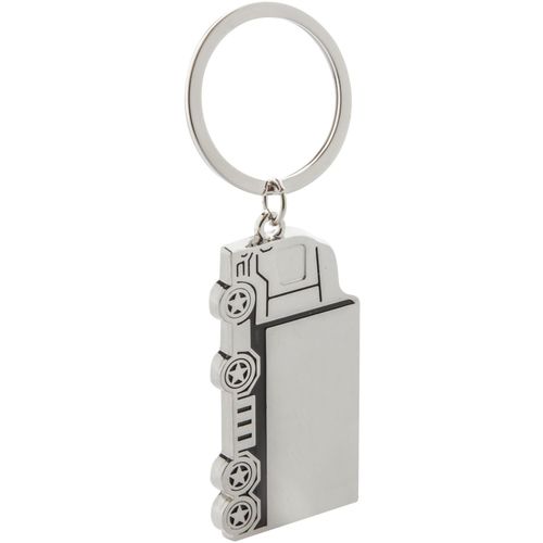 LKW - Schlüsselanhänger Basset (Art.-Nr. CA197787) - Metall-Schlüsselanhänger in LKW-For...