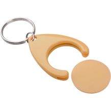 Schlüsselanhänger mit Einkaufswagen-Chip Nelly (orange) (Art.-Nr. CA201789)