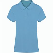 Damen Polo-Shirt Koupan (hellblau) (Art.-Nr. CA208800)