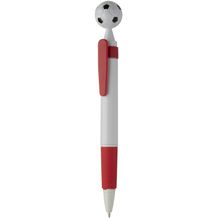 Kugelschreiber Basley (rot, weiß) (Art.-Nr. CA209591)