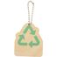 Schlüsselanhänger, Recycling EcoRing (natur) (Art.-Nr. CA216045)