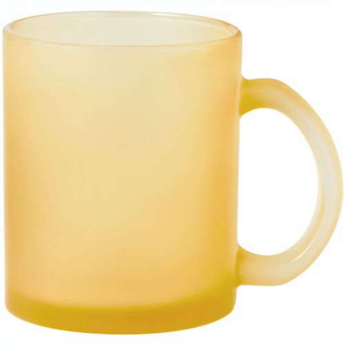 Tasse Cervan (Art.-Nr. CA223597) - Farbig gefrostete Glastasse für Sublima...