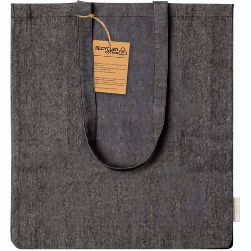 Baumwolltasche Bestla (Art.-Nr. CA229449) - Einkaufstasche mit Seitenfalte aus...