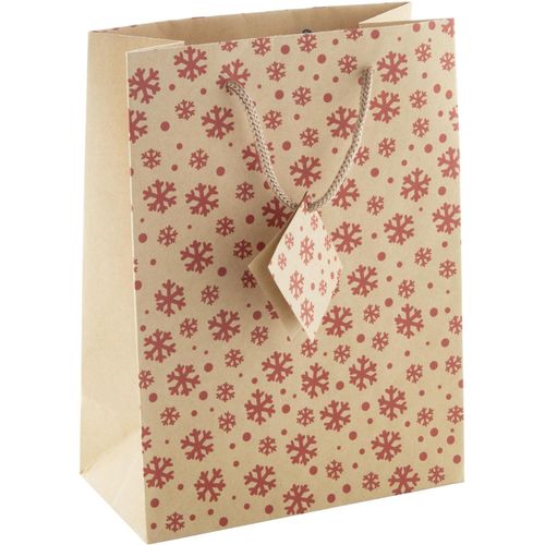 Geschenktasche Majamaki S (Art.-Nr. CA234772) - Geschenktasche aus Kraftpapier mit...