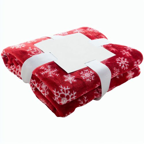 RPET Weihnachtsdecke Knivsta (Art.-Nr. CA241613) - Weihnachtsdecke aus RPET-Flanellfleece,...