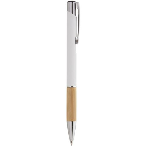 Kugelschreiber Roonel (Art.-Nr. CA241922) - Aluminium-Kugelschreiber mit Bambus-Grif...