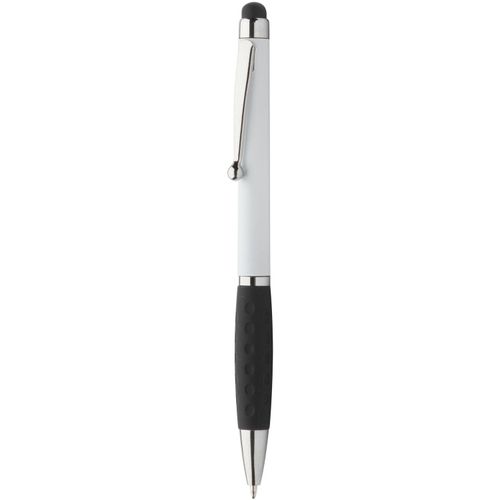 Touchpen mit Kugelschreiber  Sagurwhite (Art.-Nr. CA242413) - Kunststoff-Kugelschreiber mit Touchpen,...