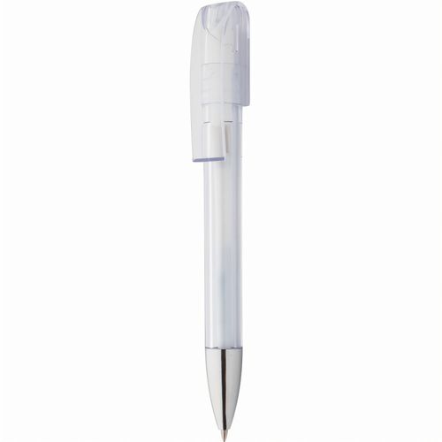 Kugelschreiber Chute (Art.-Nr. CA243728) - Transparenter Kunststoff-Kugelschreiber...
