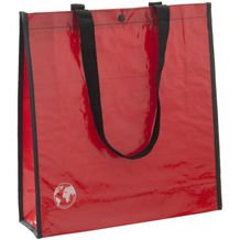 Einkaufstasche Recycle (rot, schwarz) (Art.-Nr. CA246552)