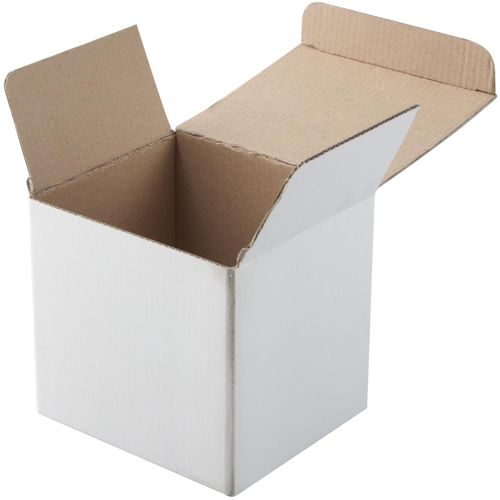 Tassenverpackung Three (Art.-Nr. CA246759) - Tassenverpackung aus weißem Karto...