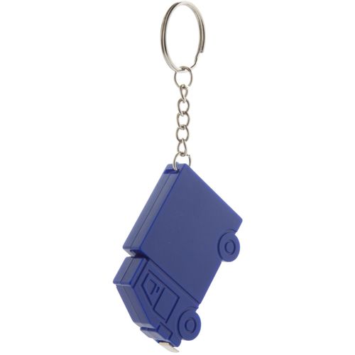 Schlüsselanhänger mit Maßband Symmons (Art.-Nr. CA248607) - Schlüsselanhänger in LKW-Form mit Maß...