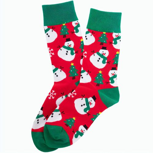 Weihnachts-Socken Sokkex (Art.-Nr. CA249719) - Paar Weihnachtssocken aus 73 % Baumwolle...