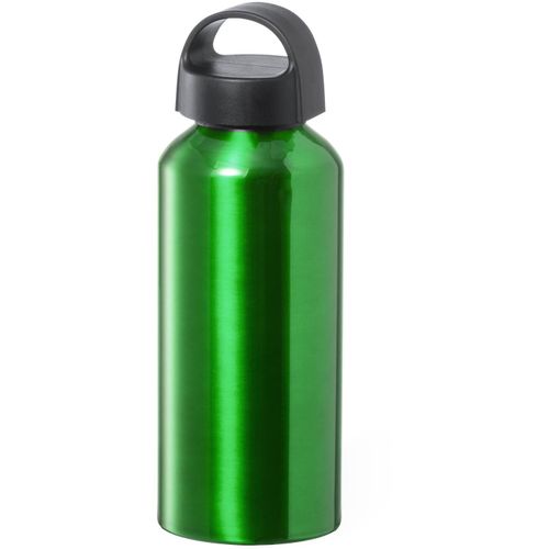 Sportflasche Fecher (Art.-Nr. CA250612) - Sportflasche aus Aluminium mit Tragedeck...