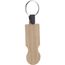 Einkaufswagen-Chip/Schlüsselanhänger aus Bambus BooCart (Art.-Nr. CA254364)