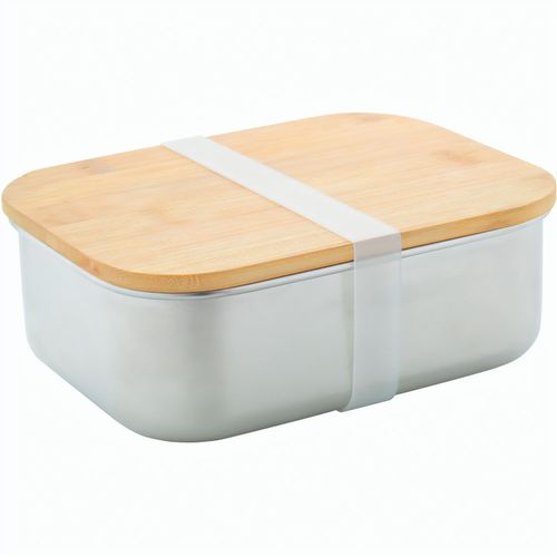 Edelstahl-Lunchbox Ferroca (Art.-Nr. CA256174) - Lunchbox aus Edelstahl mit Deckel aus...