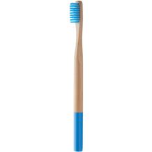 Bambus-Zahnbürste ColoBoo (blau, natur) (Art.-Nr. CA261475)
