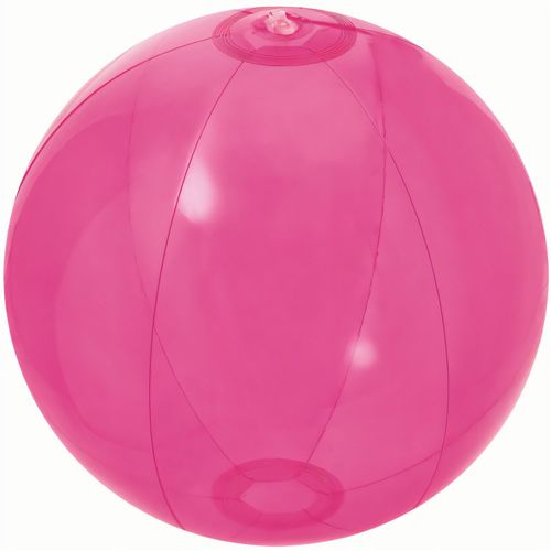 Strandball (ø28 cm) Nemon (Art.-Nr. CA262232) - Transparenter Strandball mit 6 Segmenten...