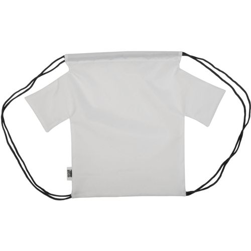 Individueller Turnbeutel CreaDraw T RPET (Art.-Nr. CA262379) - Individueller Turnbeutel in T-Shirt-Desi...