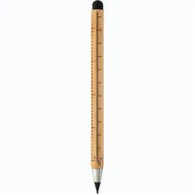 Tintenloser Stift mit Lineal Boloid (natur) (Art.-Nr. CA266239)