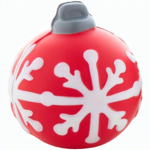 Antistressball Joulustress (Art.-Nr. CA272536) - Antistressball in Weihnachtskugelform.