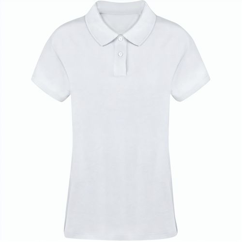 Damen Polo-Shirt Koupan (Art.-Nr. CA273227) - Weißes Piqué-Poloshirt für Damen ...