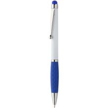 Touchpen mit Kugelschreiber  Sagurwhite (blau, weiß) (Art.-Nr. CA275267)