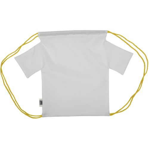 Individueller Turnbeutel CreaDraw T Kids RPET (Art.-Nr. CA279814) - Individuelles Turnbeutel in T-Shirt-Form...