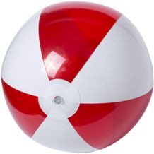 Strandball (ø28 cm) Zeusty (rot, weiß) (Art.-Nr. CA282111)