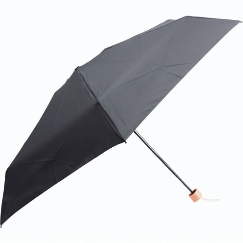 RPET Mini-Regenschirm Miniboo (Art.-Nr. CA285425) - Manueller, 3-fach faltbarer Windproof-Mi...